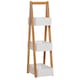 image 1 of HOMCOM  3 Tier A Frame Bathroom Shower Caddy Storage Unit Shelving Organizer