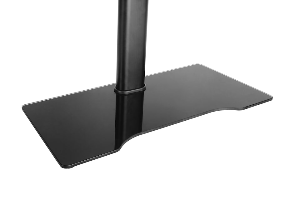 image 1 of TV-Stand with tilt and swivel table top in black | Black | Black | One Size | 272