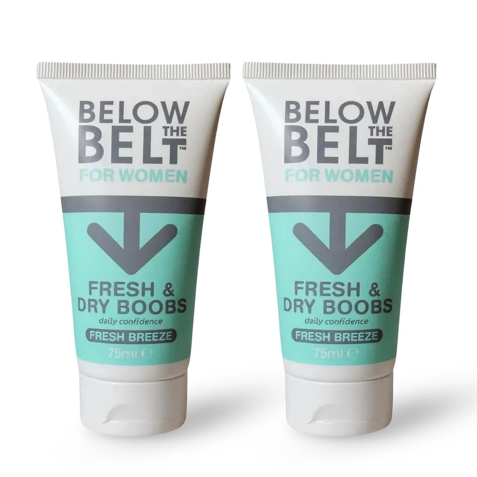 image 1 of Below The Belt Fresh and Dry Boobs, Fresh Breeze Scent 75ml DUO