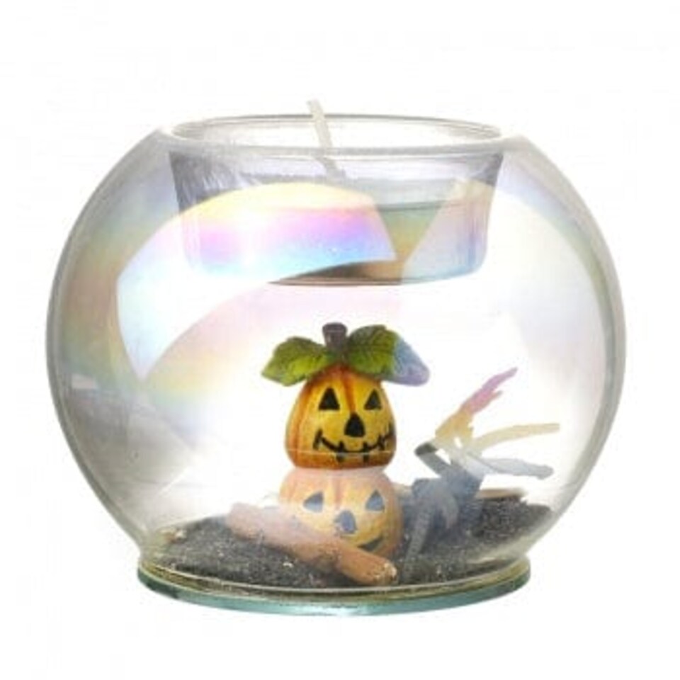 image 1 of Heaven Sends Halloween Encase Glass Tea Light Holder