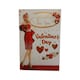 image 3 of Especially For You Woman In Red Gown Design Valentine's Day Card