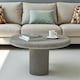 image 2 of Udaipur Round Low Coffee Table Grey