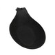 image 2 of Interiors by Premier Black Silicone Spoon Rest, Heat-Resistant Holder for Keeping Worktops Clean, Modern Red Design