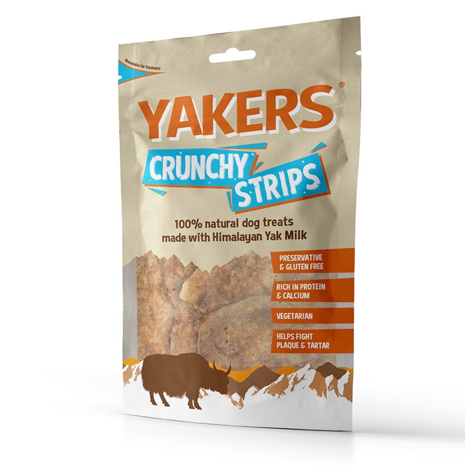 image 1 of Yakers Crunchy Strips 70g (Pack of 5)