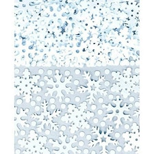 Amscan Snowflake Christmas Confetti - Purple/White - One Size