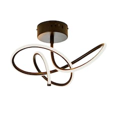 BHS Glow Kid's LED Whirly Ceiling Light | Black | Black | 1