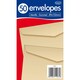 image 4 of Pack of 50 89x152mm Gummed Manilla Envelopes