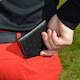image 4 of Premium Ostrich Golf Scorecard Holder - Black / Red