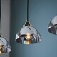 image 5 of Caspa Bar Pendant Ceiling Lamp, Bright Nickel Plate, Mirrored Glass
