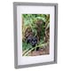 image 1 of Nicola Spring 3D Box Photo Frame with A4 Mount - A3 (12" x 17") - Grey/White