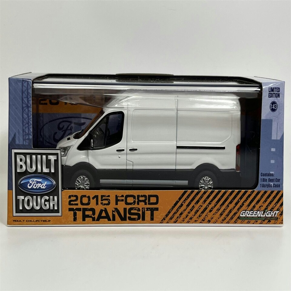 image 1 of 2015 Ford Transit White 1:43 Scale Greenlight 86039