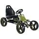 image 6 of HOMCOM Pedal Go Kart Ride On Racer Hand Brake EVA Tyre Adjustable Seat Green