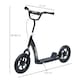 image 3 of HOMCOM Push Scooter Teen Kids Stunt Bike Ride On with 12" EVA Tyres, Black