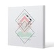 image 1 of Geometric Overlays (Canvas Print) 114 x 114 x 4cm