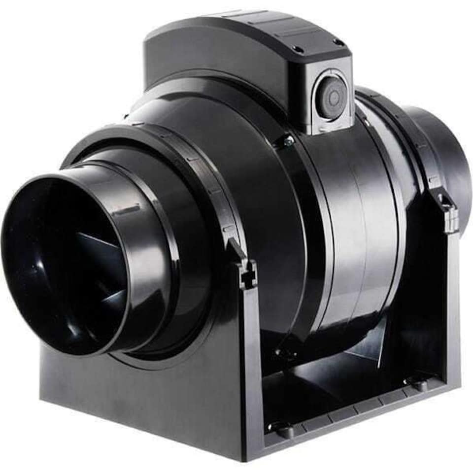 image 1 of Manrose MF100T  In-Line Mixed Flow Extractor Fan 100mm 4 inch (Timer Model)