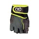 image 1 of Fitness Mad Leather Training Gloves - Green/Black/Yellow - M