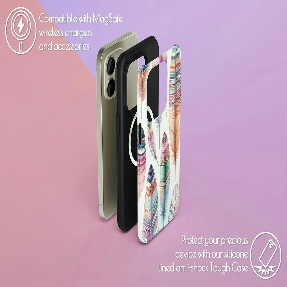 image 1 of Big Feather Multi | iPhone 11
Tough