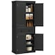 image 6 of HOMCOM Freestanding Kitchen Storage Cabinet Drawers Cupboards Shelves Black