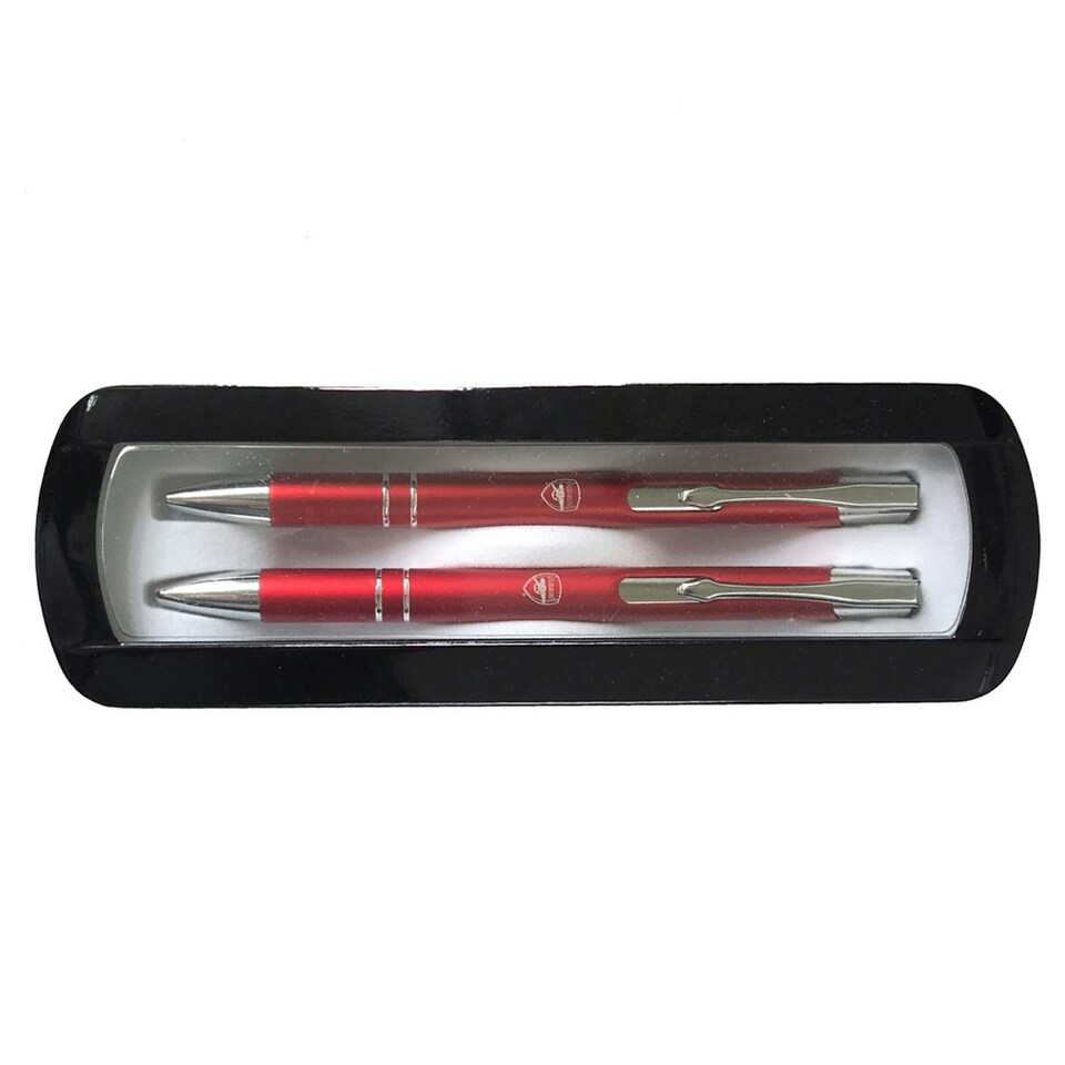 image 1 of Arsenal FC Pen & Pencil Set - White/Red - One Size