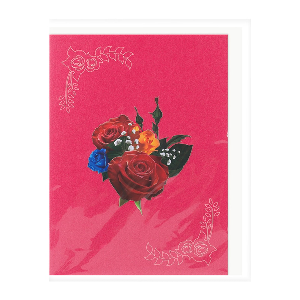 image 1 of Love in Full Bloom Rose Bouquet 3D Pop Up Greeting Card