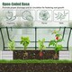 image 8 of COSTWAY Raised Garden Bed with Greenhouse Cover Silver