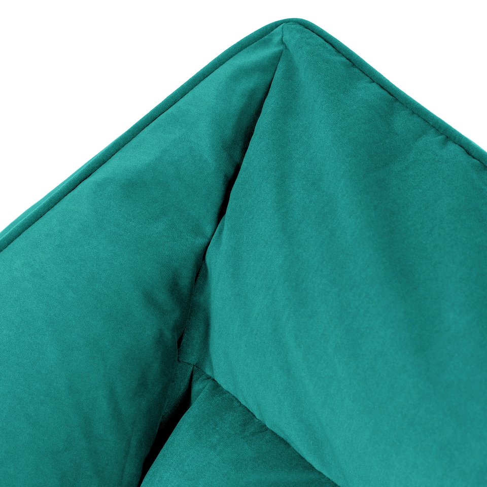 image 1 of icon Natalia  Velvet Armchair Bean Bag, Teal