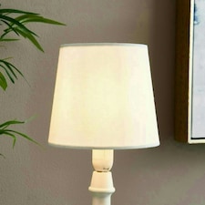 White Linen Clip On Shade N/A