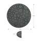 image 3 of Nicoman Round Grey River Rock Stepping Stone - Pack of 4 | Grey | Grey | 4