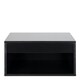 image 2 of Cholet Square Bedside Table with 1 Drawer in Black
