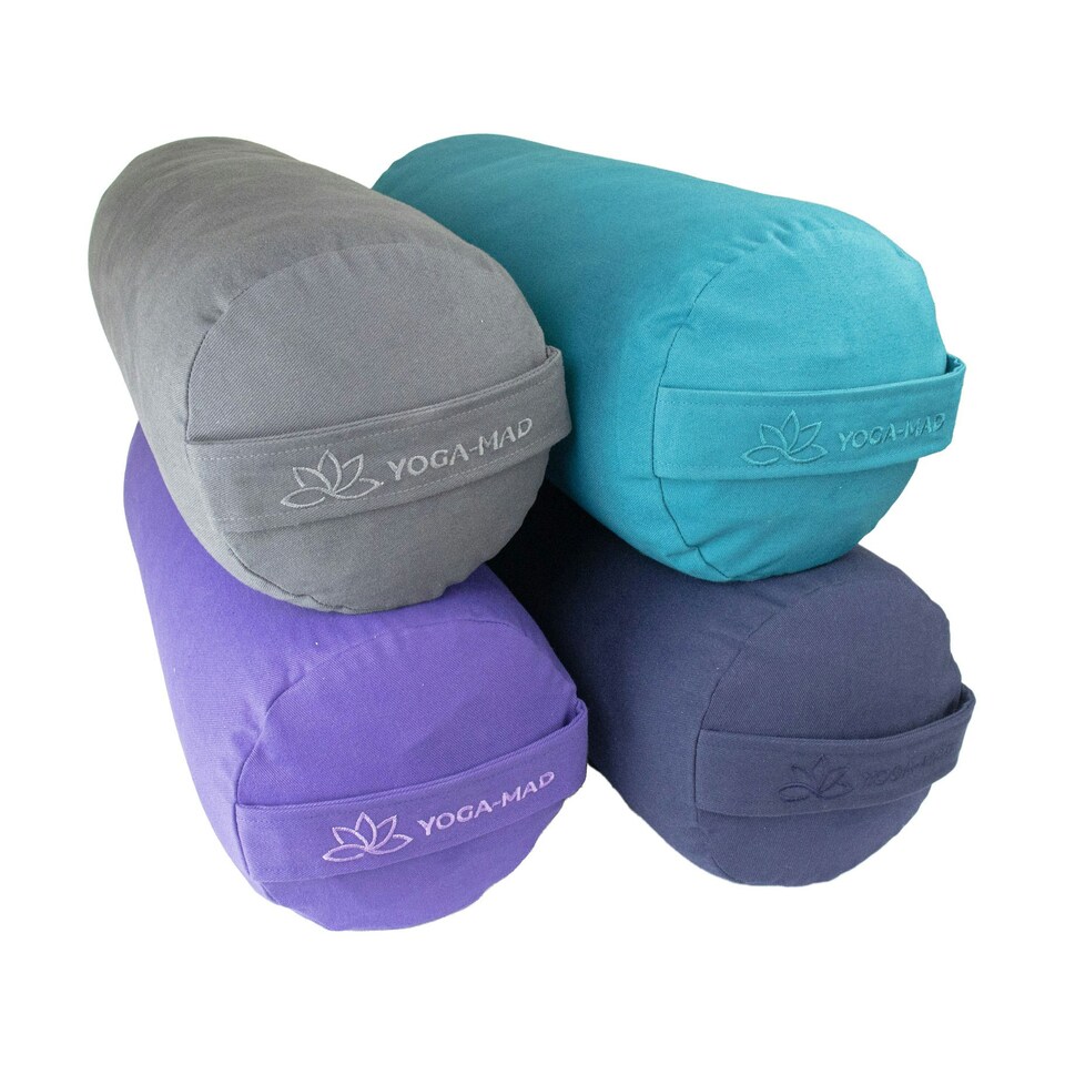 image 1 of Buckwheat Yoga Bolster Graphite