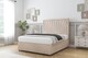 image 3 of Sloomy Somerset Sand Naples Divan Bed Base 2 Drawers Same Side With 26 Inch Strutted Headboard | Cream | Sand | Small Single | 1