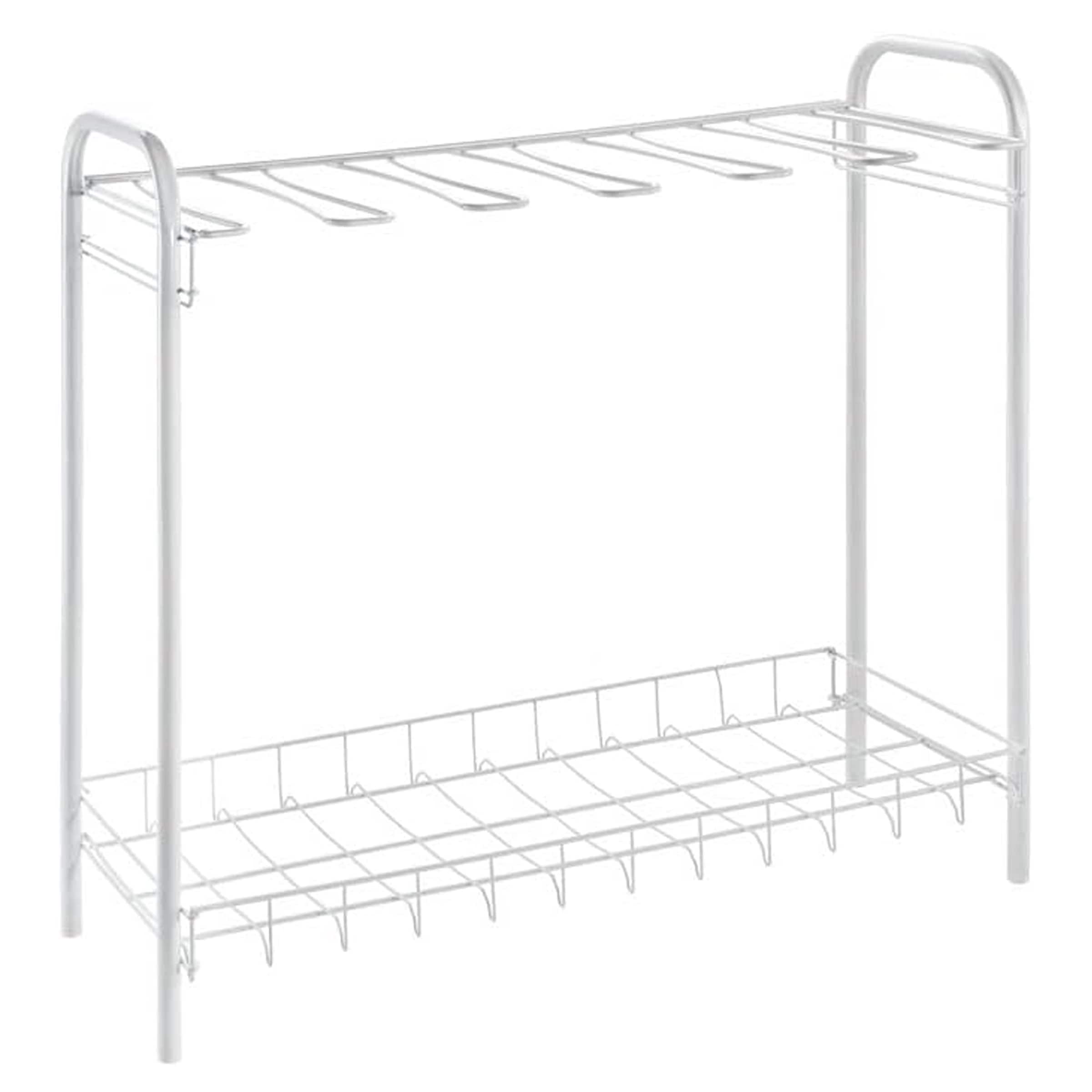 Metaltex 2-Tier Boot Holder Rack - White