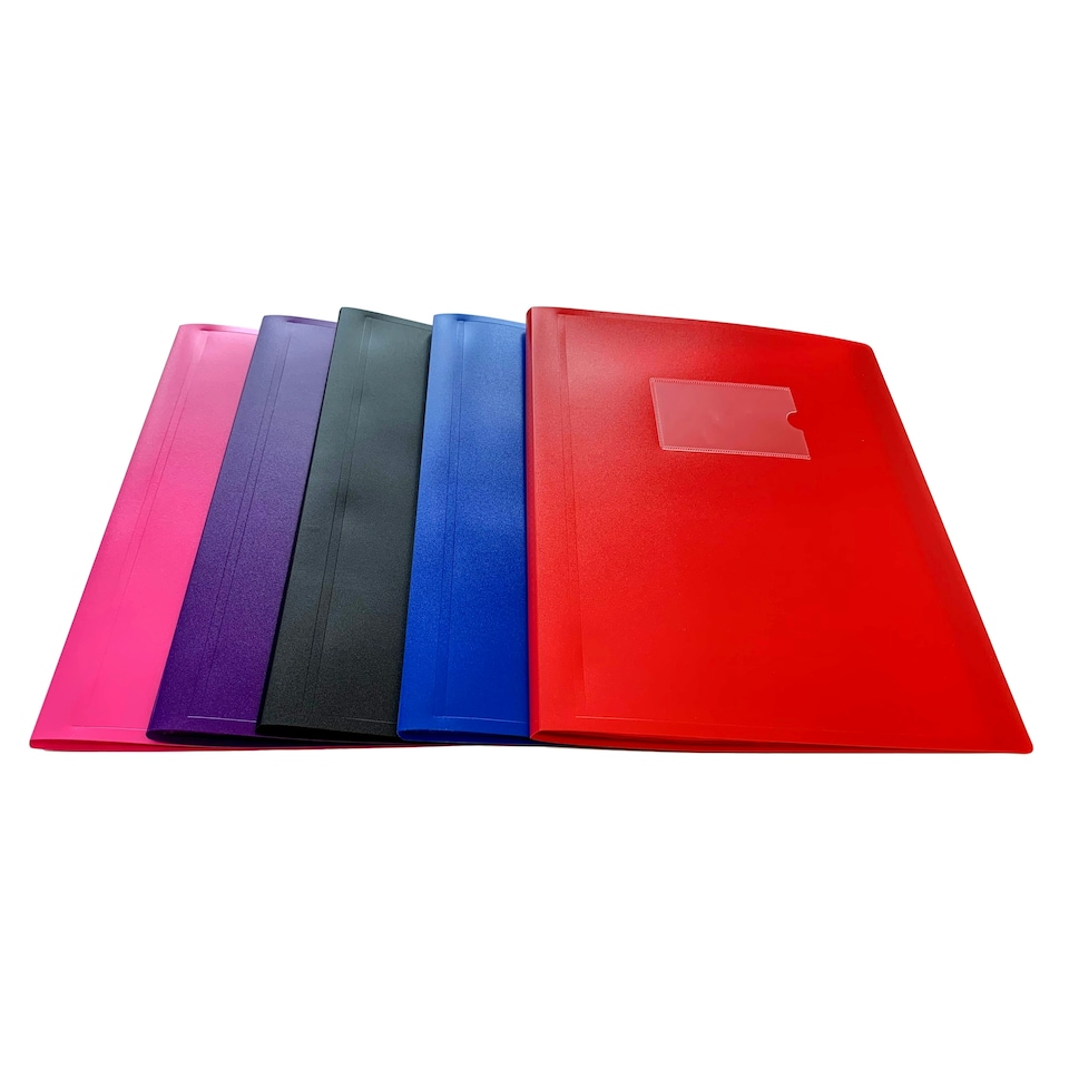 image 1 of A4 Black Flexible Cover 10 Pocket Display Book