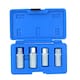 image 2 of Stud Extractor Roller Remover Bolt Removal Socket 4pcs Metric or Imperial TE254