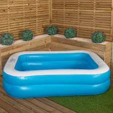 2m x 1.5m Jumbo Rectangular Inflatable Family Paddling Pool