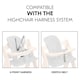 image 9 of hauck Highchair Baby Seat Pad - Dark Grey