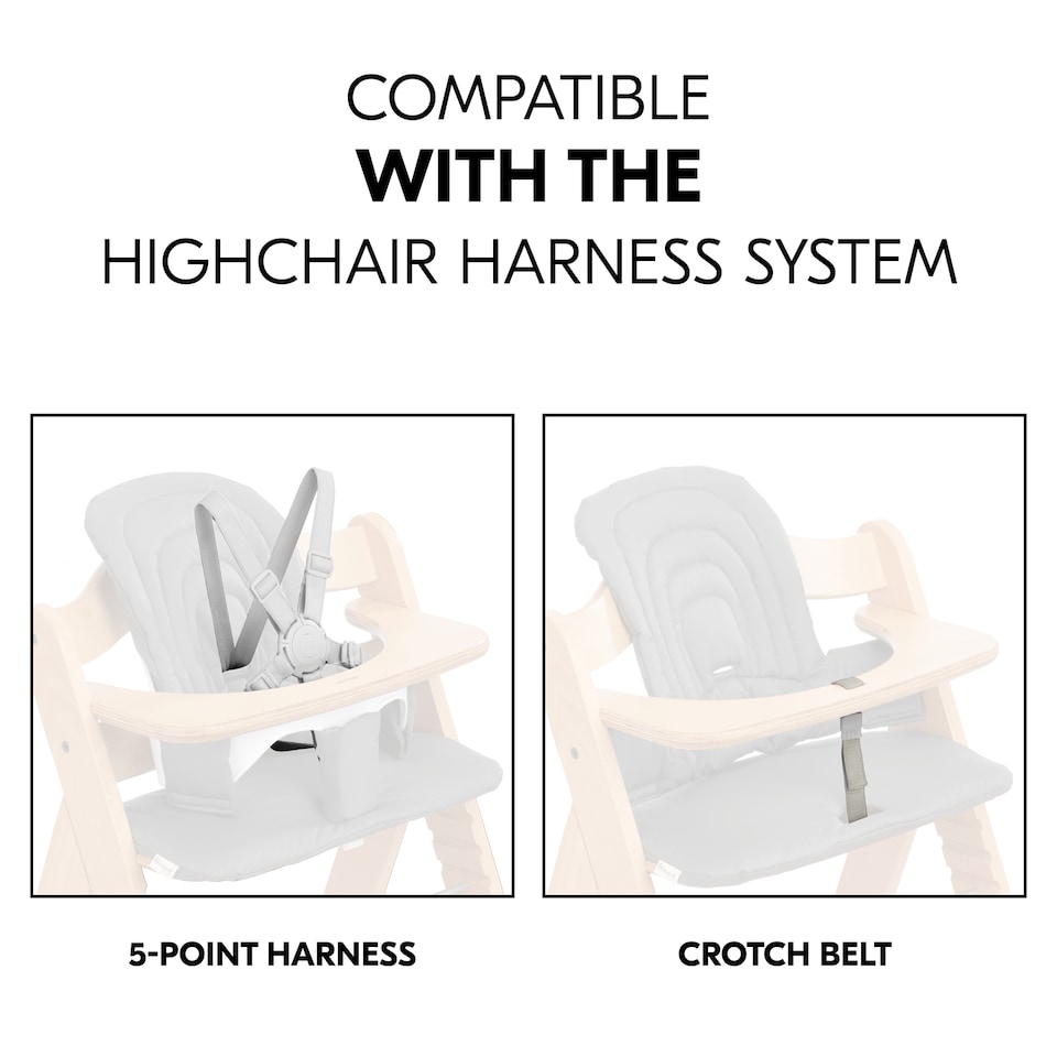 image 1 of hauck Highchair Baby Seat Pad - Dark Grey