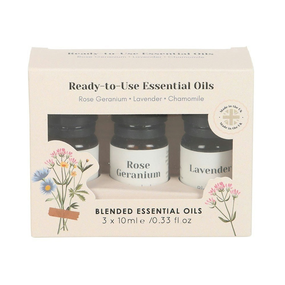 image 1 of Set of 3 Floral Blended Essential Oils