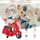 image 3 of HOMCOM Vespa Licensed Kids Ride On Motorcycle 6V Battery Powered Electric Toys