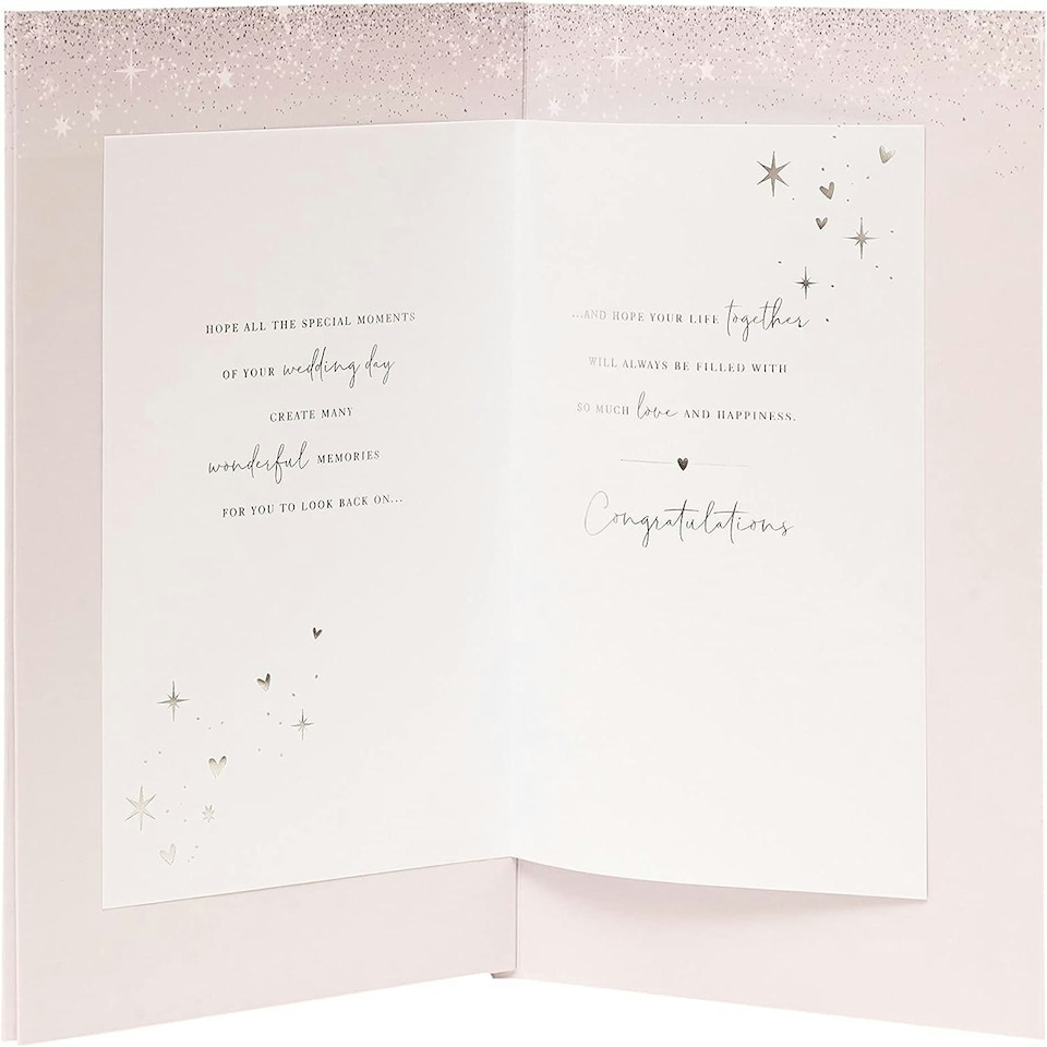image 1 of Swan Design Wedding Congratulations Card