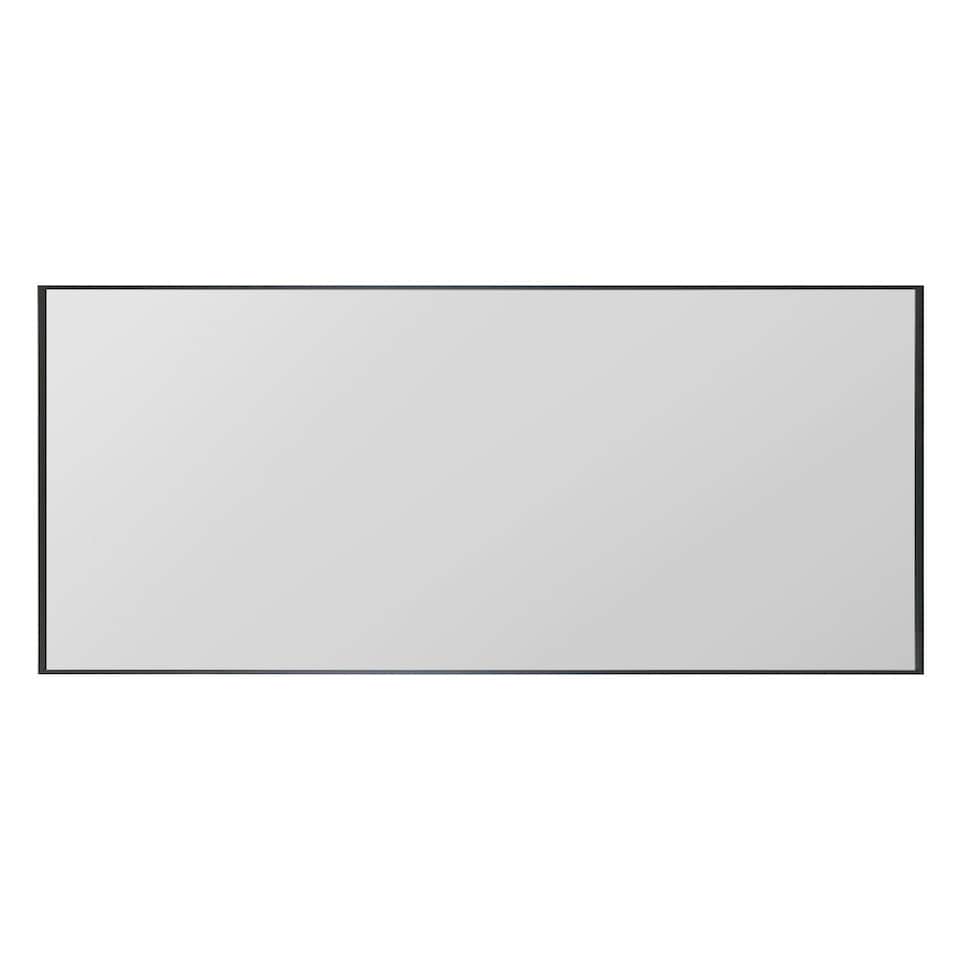 image 1 of The Artus - Black Aluminium Edged Wall Mirror 47" X 31" (120CM X 80CM) Black