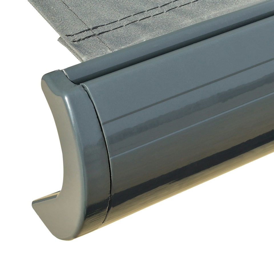 image 1 of Outsunny 3.5x3m LED Light Cassette Electric/Manual Awning Window Sun Shade Grey