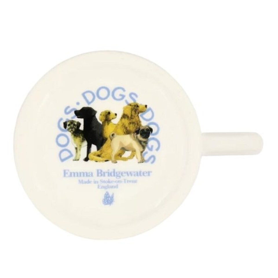 image 1 of Mug: 1 x 300ml Emma Bridgewater Black Labrador 1/2 Pint Mug, Ceramic White
