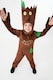 image 5 of Officially Licensed Stickman Unisex Kids Full Suit Costume - World Book Day, Dress-Up, and Role Play - Ages 3-8 | Brown | Brown | 3-4 years