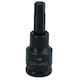 image 2 of 6mm x 45mm 3/8in. Drive Short Impact Impacted Allen Hex Key Socket