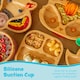 image 3 of Tiny Dining Children's Bamboo Suction Fox Plate - Red | Red | Red