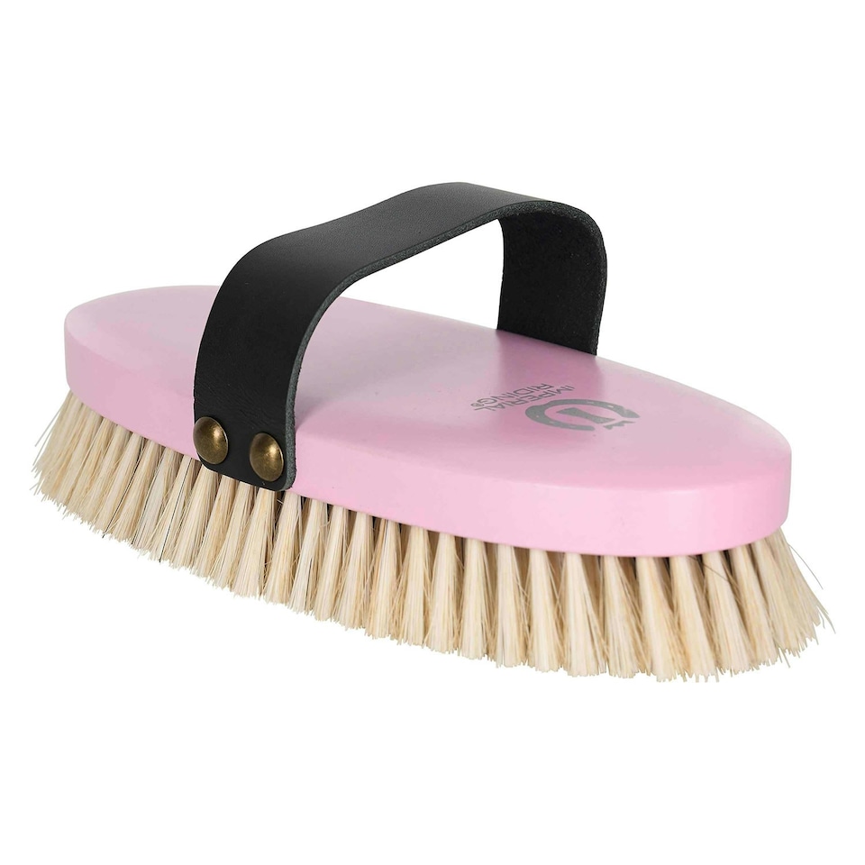 Imperial Riding Leather Strap Horse Brush - Rose - One Size