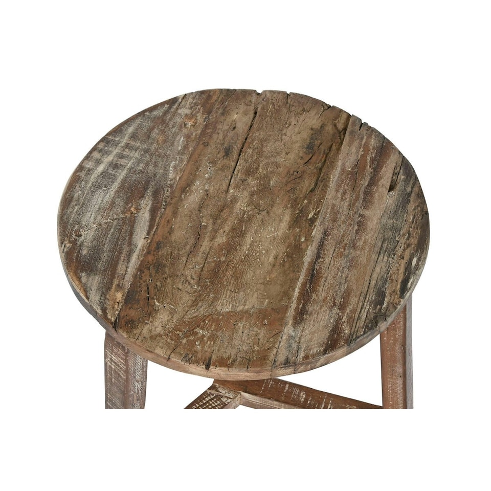 image 1 of Side table Home ESPRIT White Brown 45 x 45 x 45 cm N/A