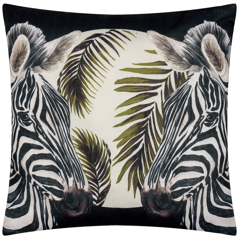 image 1 of Paoletti Leopardis Zebra Woven Outdoor Cushion