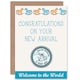 image 1 of Congratulations Welcome Boy New Baby Card